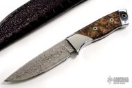 Damasteel & Thuya Burl Hunter