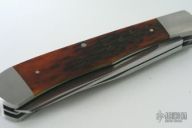 Jigged Bone Trapper 'C' 2 Blade Folder