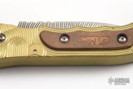 Maze - Mirror polished Copper Inlays