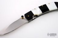Buffalo Horn & Pearl Folder