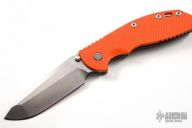 XM-24 Framelock - 4" (Tumble Finish / Orange G10 & Tumble)