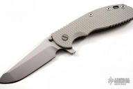 XM-24 Framelock Flipper - 4" (Bead Blast / Gray G10 & Tumble)
