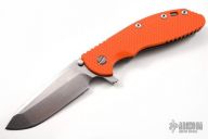 XM-24 Framelock Flipper - 4" (Tumble Finish / Orange G10 & Tumble)