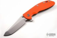 XM-24 Framelock Flipper - 4" (Bead Blast / Orange G10 & Tumble)