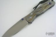 Large Sebenza Framelock w/Cabochon SN 196