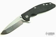 XM-18 Framelock Flipper - 3 1/2" (Tumble Finish / Black G10 & Tumble)