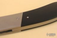 Buffalo Horn Button Release Linerlock