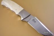 Clip Blade Fingergroove Whalebone Hunter