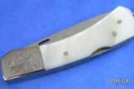 Mother of Pearl Gent's Lockback