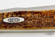 Customized Case Trapper with Scrimshaw