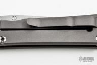 Small Sebenza - Unique Graphic Silver Contrast