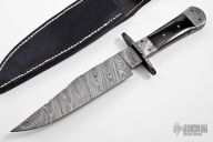 Damascus & Buffalo Horn Knife