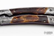 Damascus & Mastodon Ivory Balisong