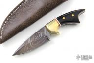 Mini Damascus Fixed Blade