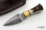 Mini Damascus Fixed Blade