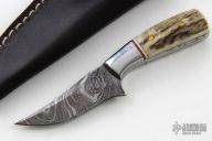 Mini Damascus Fixed Blade
