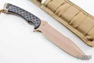 Horkos - Flat Dark Earth / Black w/ Nylon Sheath