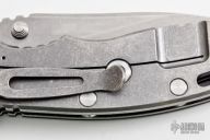 XM-18 Framelock Flipper - 3 1/2" (Tumble Finish / Green/Black G10 & Tumble)