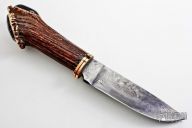 Damascus Eagle Drop Point