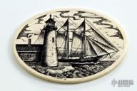 Scrimshaw on Ivory