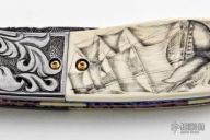 Whale Damascus Folder