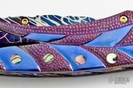 Damascus & Abalone Folder