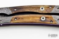 Damascus & Bone Balisong