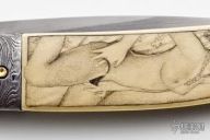 Scrimshawed Linerlock Folder #1646