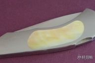 Black Lip Pearl Lockback Folder