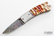 Mammoth Tooth Damascus Folder