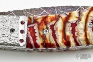 Mammoth Tooth Damascus Folder