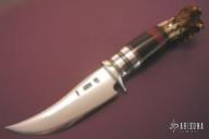 Scagel Style Crown Stag Camp Knife