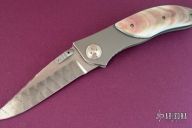 Python - Black Lip Pearl Framelock