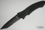 MPAK- 78-8 Partial Serrated Black Tanto Automatic