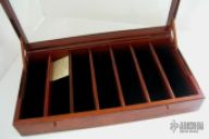 KGT-77  Glass Top 7 Place Display Chest