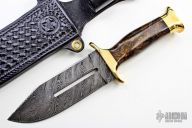 US Marshal's Association 1992 Commemorative Damascus Knife