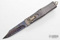 Marfione Custom Cobra - Blued Damascus Bowie