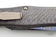 Marfione Custom Cobra - Blued Damascus Bowie