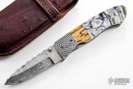 Damascus and Mammoth Linerlock