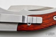 Runt J4 Steel Custom 4457-C - 416 SS Handle w/ Cocobolo Inlays / Satin Blade