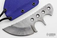 Damascus Neck Knife Skinner