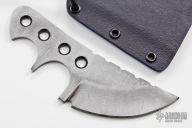 Damascus Skinner Neck Knife