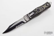 137-2GR Cobra Green - Black Serrated