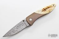 Integral Damascus Liner Lock