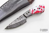 Mini Damascus Fixed Blade