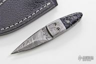 Mini Damascus Fixed Blade