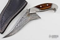 Damascus & Wood Knife