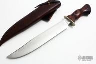 Silver Wire Inlay Camp Knife