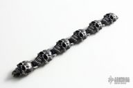 Sterling Silver Head Hunter Bracelet
