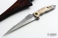 Damascus and Mokume Fixed Blade